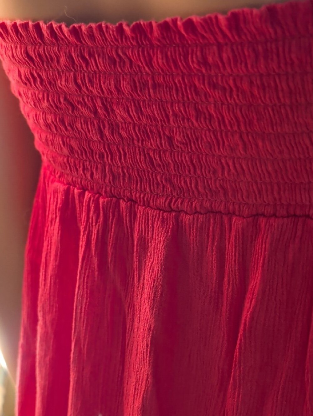 Strapless Large Fuchsia Summer Swim Cover Up - Picture 5 of 11